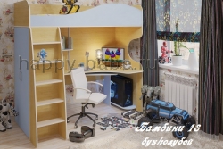 Детская кровать чердак Бамбини 18 в новом окне