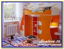 Детская кровать чердак Бамбини 24 в новом окне