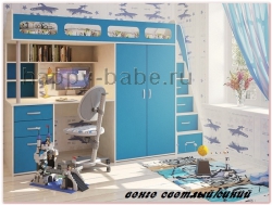 Кровать-чердак Бамбини 28 в новом окне