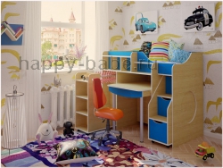 Детская стенка с кроватью Бамбини 29 в новом окне