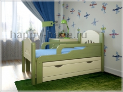Детская кровать раздвижная ЯРасту-70 мод.№2 /сосна карельская/ в новом окне