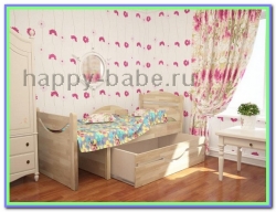 Детская кровать раздвижная ЯРасту-85 мод.№2 /сосна карельская/ в новом окне