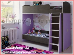 Двухъярусная кровать Бамбини 33 в новом окне