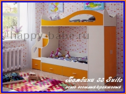 Кровать двухъярусная  Бамбини-33 Suite в новом окне