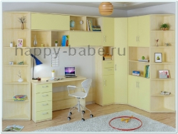 Детская стенка со столом Карамель №9 в новом окне