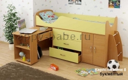 Детская кровать чердак Карлсон мини 8 в новом окне