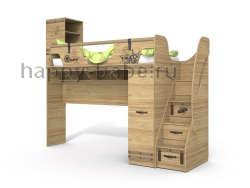 Кровать чердак с нишей Корсар-4 в новом окне