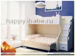 Кровать-чердак с диваном Divanno-5 в новом окне