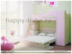 2-х ярусная кровать с диваном Divanno-33 в новом окне