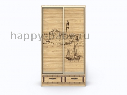 Двухдверный шкаф-купе Корсар 2-1 в новом окне