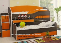 Детская кровать Бамбини 8 + лестница BL в новом окне
