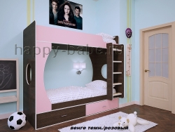 Кровать для двоих детей Бамбини-3 в новом окне