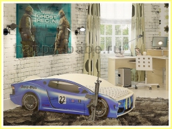 Детская кровать машина 