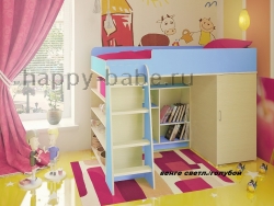 Кровать чердак мини Бамбини 6 в новом окне