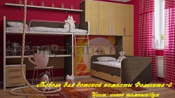 Детская мебель Феличита 3 (вариант 2) в новом окне