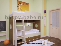 Детская двухъярусная кровать БамБини 7 в новом окне