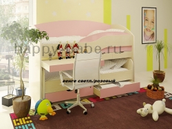 Двухъярусная детская кровать БамБини 8 в новом окне