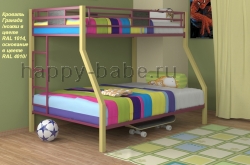 Кровать двухъярусная из металла Гранада в новом окне