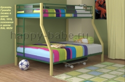 Железная кровать 2х ярусная Гранада в новом окне