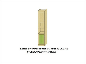 Шкаф одн…
