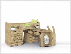 Детская кровать чердак Корсар-2