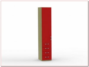 Шкаф одностворчатый (4 ящика, 1 дверь) АРТ 17.201.03