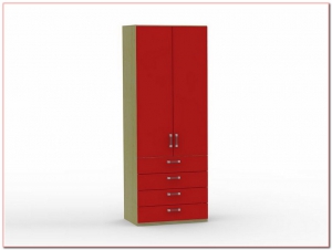 Шкаф двустворчатый (2 двери, 4 ящика) АРТ 17.202.05