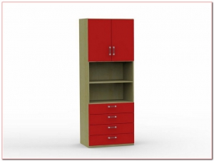 Шкаф двустворчатый (2 двери, 4 ящика, 2 ниши) АРТ 17.202.06