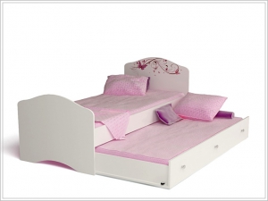 Кровать классика Фея с рисунком и стразами Сваровски