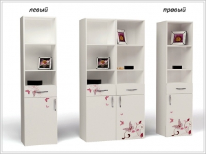 Стеллаж узкий Фея (правый)