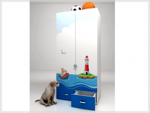 Шкаф 2х дверный Океан