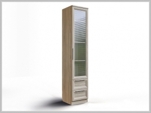 Шкаф Шервуд с ящиками Ш-05, стекло
