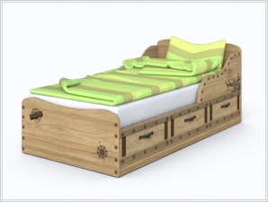 Кровать для детей Корсар-3