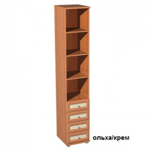 Пенал Олимп арт.ШО-01 ольха/крем