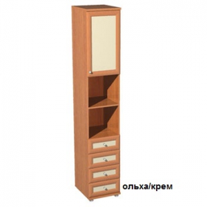 Пенал Олимп арт.ШО-02 ольха/крем