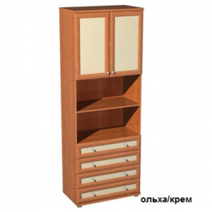 Шкаф Олимп арт.ШО-13 ольха/крем