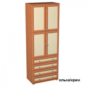Шкаф Олимп арт.ШО-15 ольха/крем