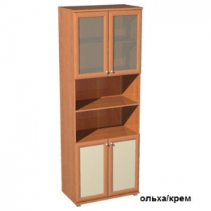 Шкаф Олимп арт.ШО-18 ольха/крем