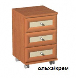 Тумба для стола выкатная Олимп арт.ТВО-01 ольха/крем
