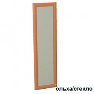 Фасад   со стеклом арт.ФО-05 ольха/крем