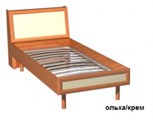 Кровать   Олимп арт.КО-03 ольха/крем