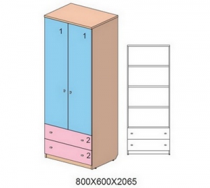 Шкаф арт.26Н114 Next