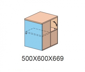 Тумба  арт.26Т034 Next( для формирования двухъярусной кровати)