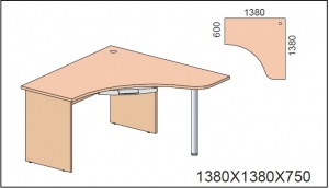 Стол  угловой арт. 26S641 Next