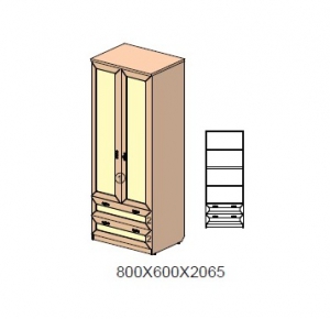 Шкаф арт.26Н114 Next Сlassic