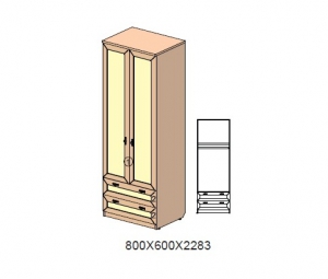 Шкаф арт.26Н183 Next Classic