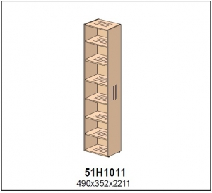 Шкаф  арт.51Н1011/коллекция Солнечный Город/